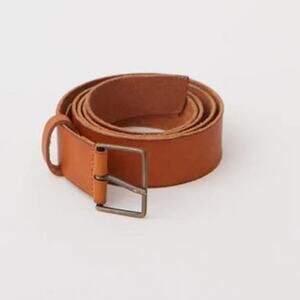 Forte Forte Leather High Belt One Size Miele NWT Cognac Luxury Designer Italian